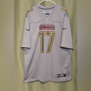 Washington Commanders Terry McLaurin 17 Nike On Field Grey Atmosphere Jersey XXL